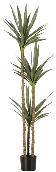 Yucca, artificial plant, green, H155x70x70 cm