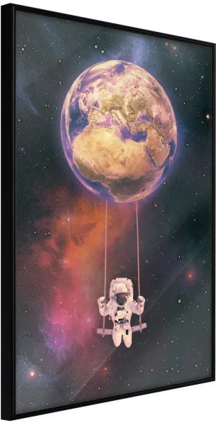 ARTGEIST Framed Poster - The Whole World is a Playground Gold 30x45