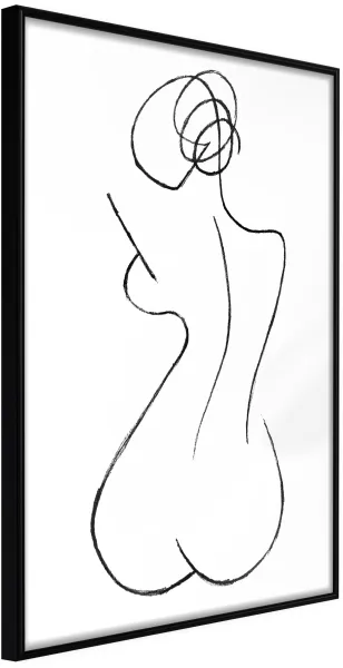 ARTGEIST Framed Poster - Golden Hourglass with Passepartout 20x30
