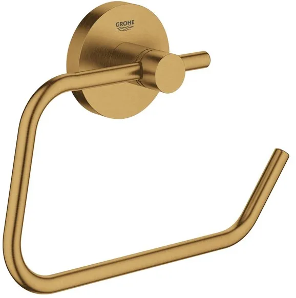 Grohe Essentials toilet roll holder, brushed cool sunrise